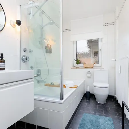 아파트 E&k Living - Design - Sky-tv - Kitchen - Free Parking 아우크스부르크