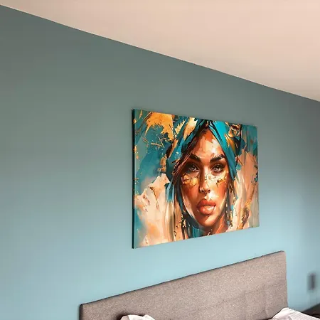 Uniqe - Design - Sky-tv - Kitchen - Free Parking Augsburg